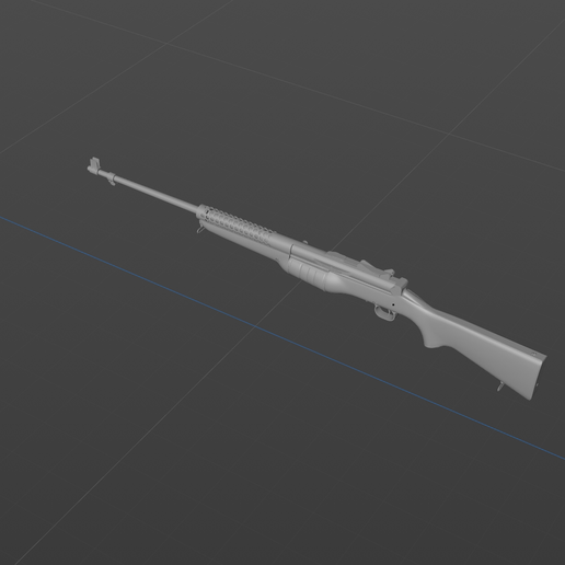 OBJ file US M1941 Johnson rifle 3D model material 🗺️ ・3D printing ...