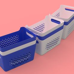 FunkyFresh.jpg "FunkyFresh" - A 3D Printed Basket Organizer