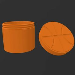 Image.jpg STL file Basketball Storage Container・3D printing model to download