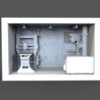 Maschinenraum-3.jpg Engine room and washroom toilet for ship model boat model