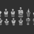 03.jpg 3D PRINTABLE COLLECTION BUSTS 9 CHARACTERS 12 MODELS