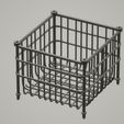 basket.jpg Printable Wire Storage Basket Organizer STL OBJ