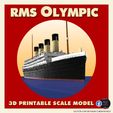 Olympic.jpg White star Line RMS Olympic, Titanic's sister scale model