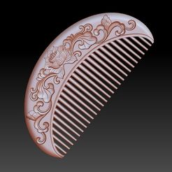 lotusComb1.jpg lotus flower comb