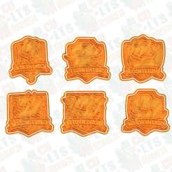 covermain.png Harry Potter cookie cutter set of 6