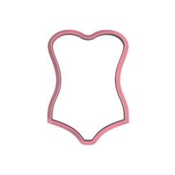 Mayo.png Télécharger fichier STL Découpeur de biscuits pour maillots de bain pour femmes • Design pour impression 3D, dwain