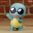 squirtleB_01.png Squirtle Squad Chibi Shades Sunglasses Pokemon 3 models