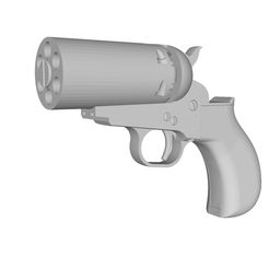 Navy-Pepperbox-1.jpg STL-Datei Colt/Pietta Navy Pfefferbehälter (Funktionsreplik)・3D-druckbare Vorlage zum herunterladen