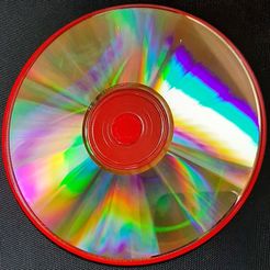 CD_Coaster.jpg Archivo STL gratis Posavasos de CD・Plan de impresión en 3D para descargar