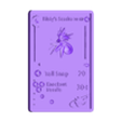 MistysSeadra.stl 3D Printable Pokemon Cards (Part 3)