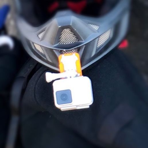 Archivo OBJ gopro front mount fox rampage 2018 🦊 ・Diseño de impresora ...