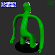 33333.png GREEN FROM RAINBOW FRIENDS ROBLOX | 3D FAN ART