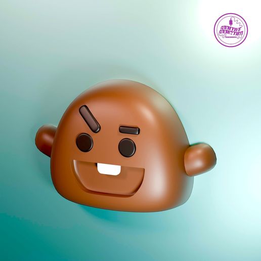 BTS Shooky 3D Magnet - BT21 3D model
