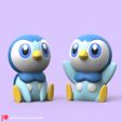 Piplup01.jpg POKEMON - PIPLUP (EASY PRINT NO SUPPORT)