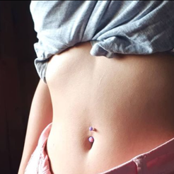 2021-01-29_12.02.55_www.instagram.com_1d62030398c4.png STL file Belly Button Piercing 3D・Model to download and 3D print