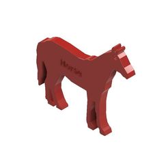 Horse-01.jpg Fichier STL Porte-clés-Cheval・Modèle imprimable en 3D à télécharger