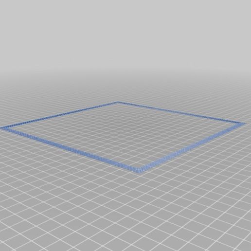 Spiral Bed Level Test 190x190mm 3D model