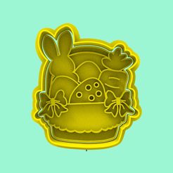 untitled.10.jpg STL file EASTER BASKET CUTTER AND STAMP・3D printing model to download