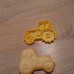 IMG_20211219_181624.jpg Free STL file Tractor cookie cutter・3D print design to download