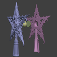 blender_rDCtHjU5Oi.png Gothic Thorned Christmas Tree Topper (Multicolor / vorgeschnitten)