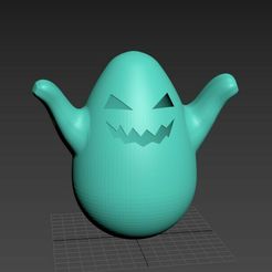 halloween-egg1.jpg STL-Datei Halloween-Ei 1・3D-Druckvorlage zum Herunterladen