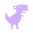 Dino Internet.stl.stl Dinosaur Keychain Without Internet xD