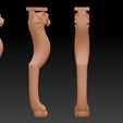 B005.jpg 3D STL Table leg (Baroque)