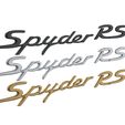 1.jpg Spyder RS nameplate Porsche