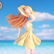Asuka_Summer_Close_3.png Asuka and Rei Summer Dress - Evangelion Anime Figurine STL for 3D Printing