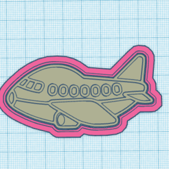 avion.png cookie cutter plane