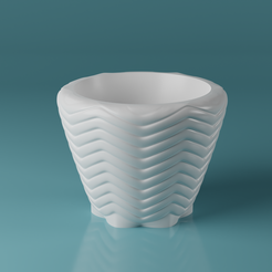 3D-Planter-Pot-15_1.png Fichier STL Pot à plantes 3D 15・Objet imprimable en 3D à télécharger