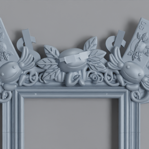 bill frame, 50 peso bill frame 3D model