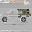 22.jpg OFF ROAD REAR  CANOPY for BRX 01 and RC4wd trail finder 3D PRINT