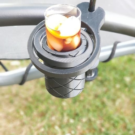 Self-righting Gimballed drinks holder 3D model