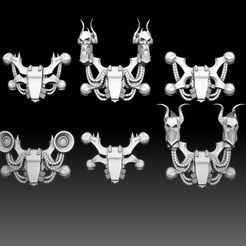 1.jpg 3D file Hell Screamer Backpacks・3D printable model to download
