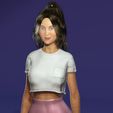 011.jpg DOWNLOAD Girl 3D Model - Obj - FbX - 3d PRINTING - BLENDER - 3DS MAX - MAYA - C4D - UNITY - UNREAL 3D PROJECT - GAME READY