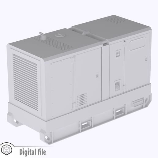 RW_street05_unghistanga.jpg 1:87 HO Scale Large diesel generator Atlas Copco inspired model 3D stl file