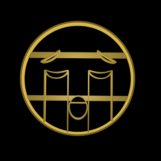 Crying face.png Emoji cookie cutter set 2