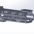 Immagine-2024-05-07-003322.png SKELETONIZED AIRSOFT RIS/HANDGUARD WITH MLOCK, 9 INCH (16CM) SPIKE Long