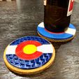 IMG_1865.jpg Colorado - Wildfire Relief Edition - Flag Coaster