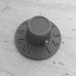 IMG_0375.JPG Fichier STL Bouton d'ampli Type 0b d=30mm・Modèle pour imprimante 3D à télécharger