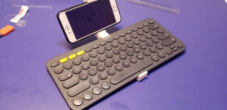 3D file Typewriter = Logitech K380 + iphone 6s・3D print model to ...