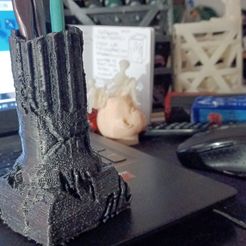WhatsApp-Image-2023-01-30-at-23.15.50.jpeg STL file ANCIENT COLUMN pen holder - portapenne COLONNA ANTICA miniature gioco・Model to download and 3D print