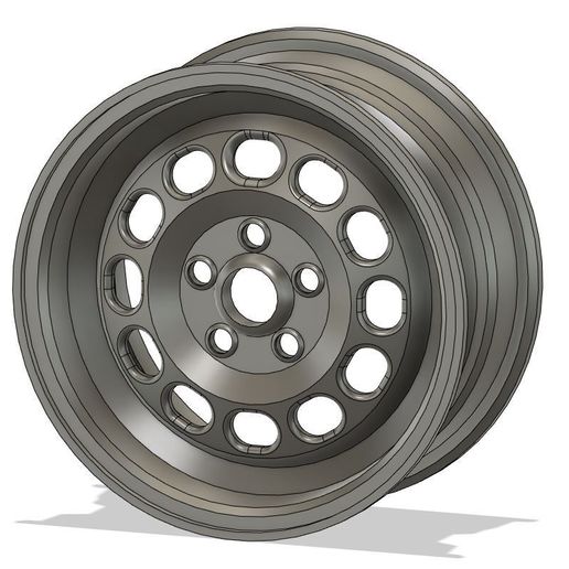 🛞 Sheet metal rim 3・ STL File for ・Cults
