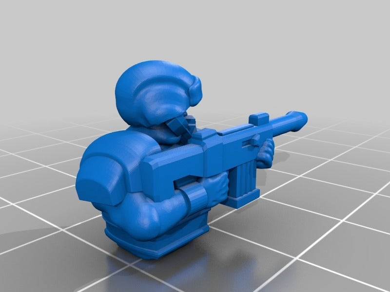 Free STL file PDF Trooper Set 1 (non-heroic ver)・3D printing design to ...