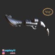 Kosplayit 1S) RotoT ay) Miss Fortune Candy Cane Gun 3D Model League of Legends