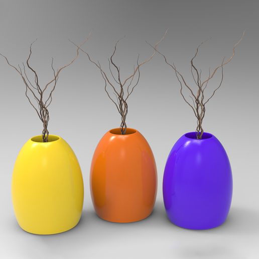 FlowerPot 3d model print - 3D model önizlemesi