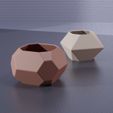 quad_pot_1.jpg POLYHEDRON PLANTER - CACTUS POT VASE