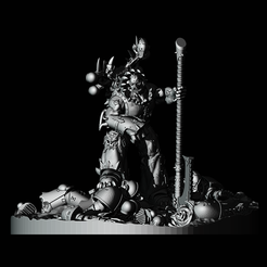 gio1png.png 3D-Datei Sergeant Giovan der Metzger, der Dritte im Bunde der acht Geister・3D-Druckvorlage zum Herunterladen