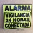 alarma-cartel-letrero-rotulo-proteccion-vivienda-seguridad-policia.jpg Security Surveillance Alarm, Sign, Signboard, Sign. Sign